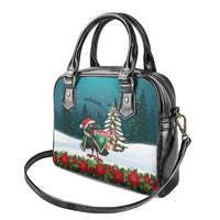 F Caw F Raven Santa Shoulder Handbag Funny Christmas - Wonder Print Shop