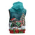 F Caw F Raven Santa Sleeveless Hoodie Funny Christmas - Wonder Print Shop