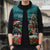 F Caw F Raven Santa Sleeveless Puffer Jacket Funny Christmas - Wonder Print Shop