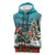 F Caw F Raven Santa Sleeveless Zip Hoodie Funny Christmas - Wonder Print Shop