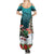F Caw F Raven Santa Summer Maxi Dress Funny Christmas - Wonder Print Shop