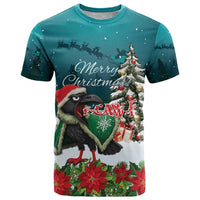 F Caw F Raven Santa T Shirt Funny Christmas - Wonder Print Shop