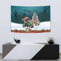 F Caw F Raven Santa Tapestry Funny Christmas - Wonder Print Shop