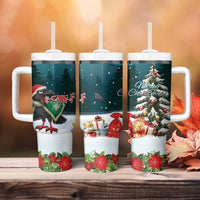 F Caw F Raven Santa Tumbler With Handle Funny Christmas - Wonder Print Shop