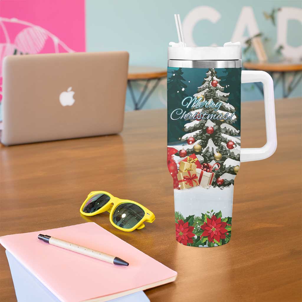 F Caw F Raven Santa Tumbler With Handle Funny Christmas - Wonder Print Shop