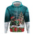 F Caw F Raven Santa Zip Hoodie Funny Christmas - Wonder Print Shop