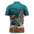 F Caw F Raven Santa Zipper Polo Shirt Funny Christmas - Wonder Print Shop