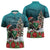 F Caw F Raven Santa Zipper Polo Shirt Funny Christmas - Wonder Print Shop