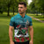 F Caw F Raven Santa Zipper Polo Shirt Funny Christmas - Wonder Print Shop