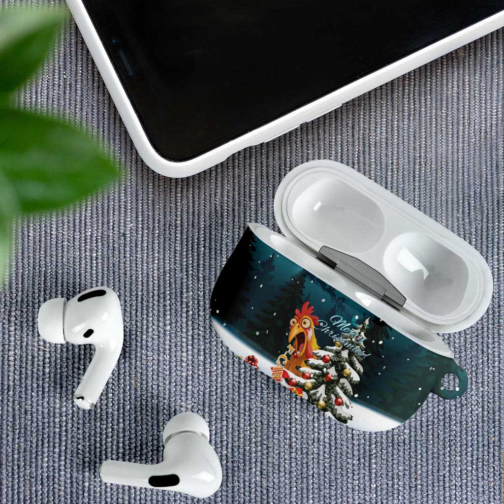 F Caw F Chicken AirPods Case Funny Christmas - Wonder Print Shop
