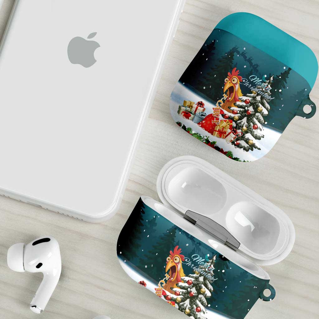 F Caw F Chicken AirPods Case Funny Christmas - Wonder Print Shop