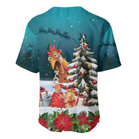 F Caw F Chicken Baseball Jersey Funny Christmas - Wonder Print Shop