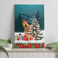F Caw F Chicken Canvas Wall Art Funny Christmas - Wonder Print Shop