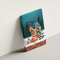 F Caw F Chicken Canvas Wall Art Funny Christmas - Wonder Print Shop