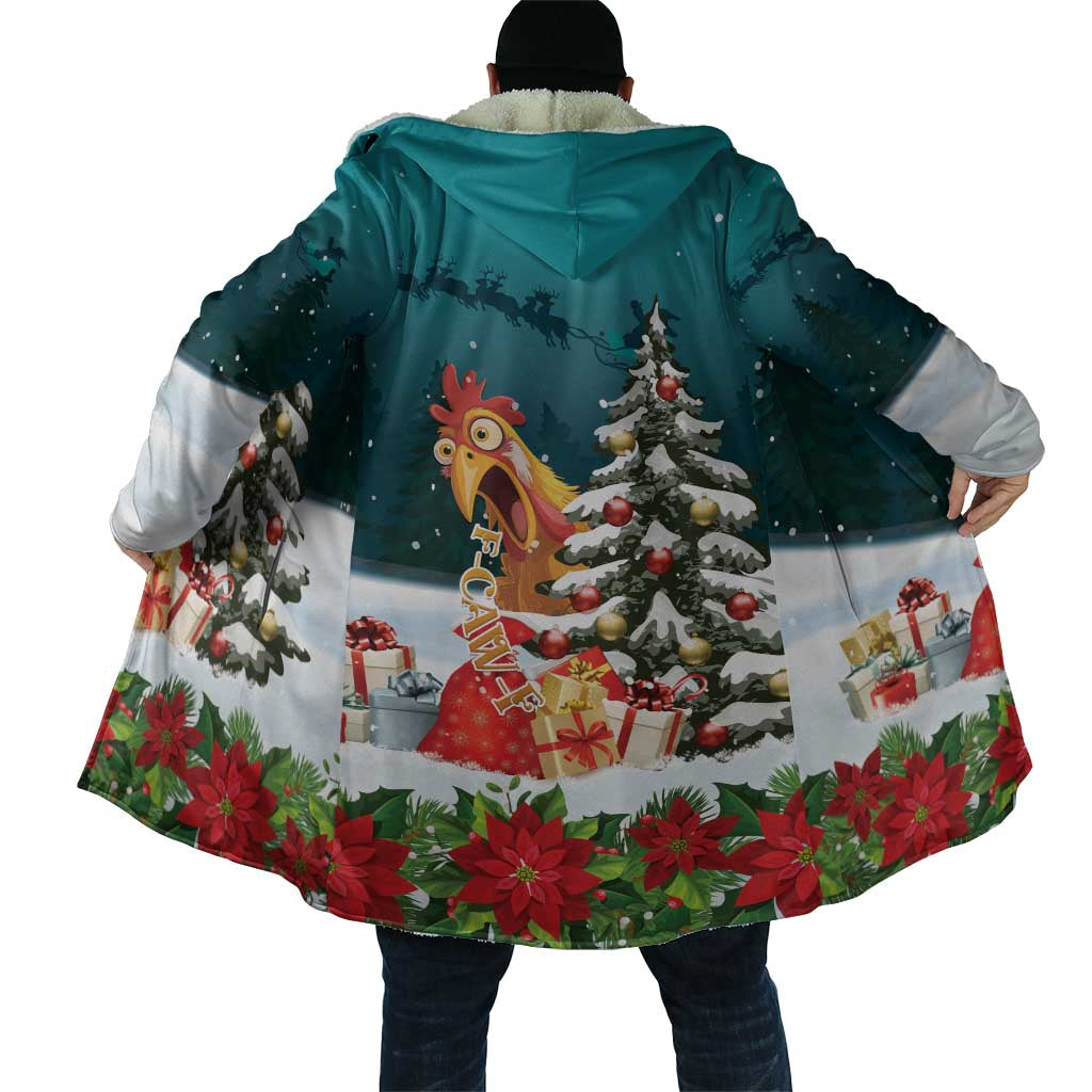 F Caw F Chicken Cloak Funny Christmas - Wonder Print Shop