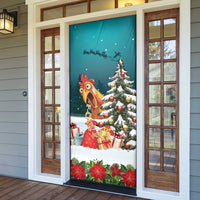 F Caw F Chicken Door Cover Funny Christmas - Wonder Print Shop