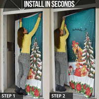 F Caw F Chicken Door Cover Funny Christmas - Wonder Print Shop