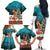 F Caw F Chicken Family Matching Off The Shoulder Long Sleeve Dress and Hawaiian Shirt Funny Christmas - Wonder Print Shop