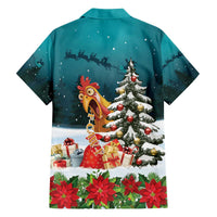 F Caw F Chicken Family Matching Off The Shoulder Long Sleeve Dress and Hawaiian Shirt Funny Christmas - Wonder Print Shop
