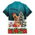 F Caw F Chicken Family Matching Off Shoulder Maxi Dress and Hawaiian Shirt Funny Christmas - Wonder Print Shop