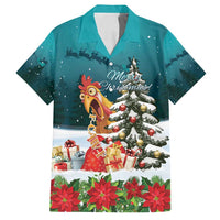 F Caw F Chicken Family Matching Off Shoulder Short Dress and Hawaiian Shirt Funny Christmas - Wonder Print Shop
