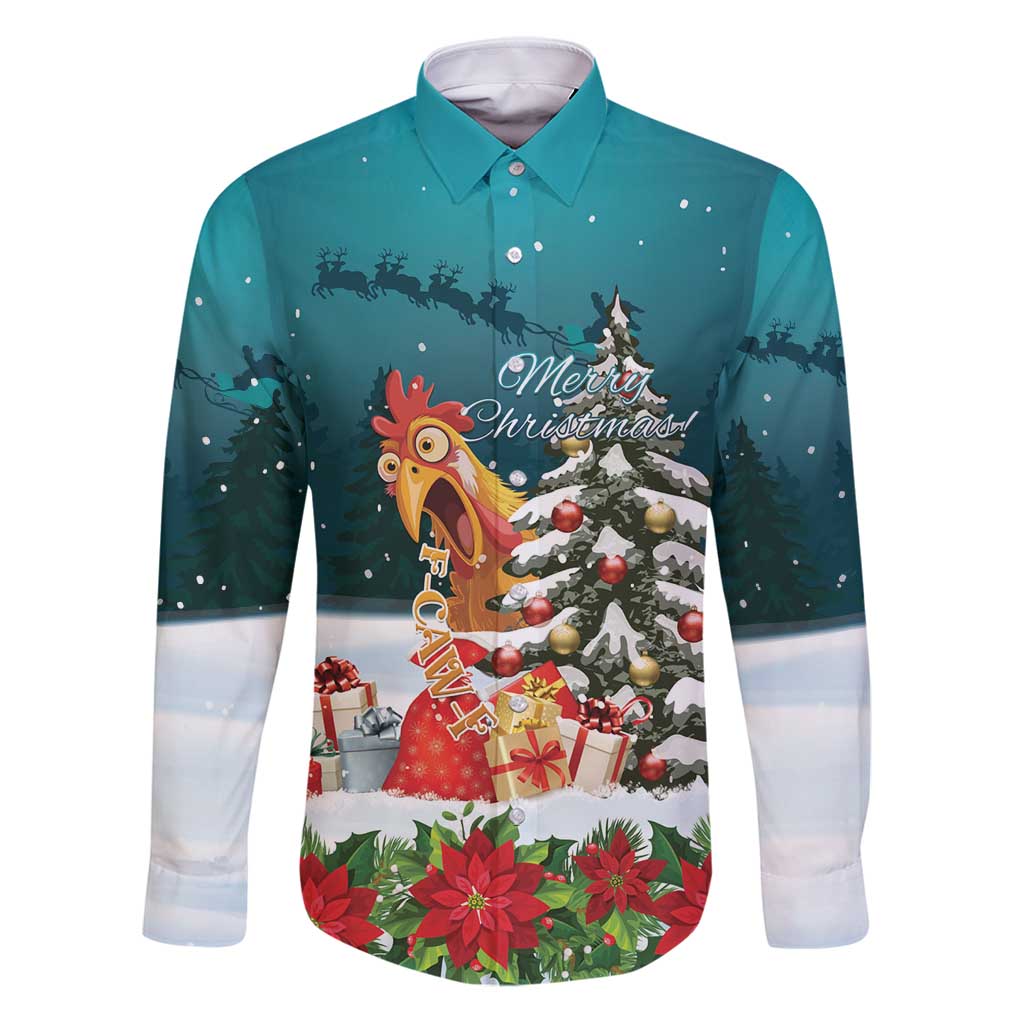 F Caw F Chicken Family Matching Puletasi and Hawaiian Shirt Funny Christmas - Wonder Print Shop