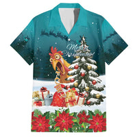 F Caw F Chicken Family Matching Short Sleeve Bodycon Dress and Hawaiian Shirt Funny Christmas - Wonder Print Shop