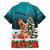 F Caw F Chicken Family Matching Short Sleeve Bodycon Dress and Hawaiian Shirt Funny Christmas - Wonder Print Shop