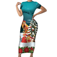 F Caw F Chicken Family Matching Short Sleeve Bodycon Dress and Hawaiian Shirt Funny Christmas - Wonder Print Shop