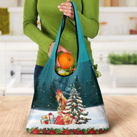 F Caw F Chicken Grocery Bag Funny Christmas - Wonder Print Shop