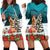 F Caw F Chicken Hoodie Dress Funny Christmas - Wonder Print Shop