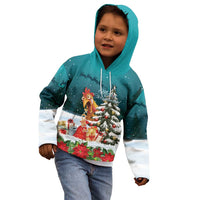 F Caw F Chicken Kid Hoodie Funny Christmas - Wonder Print Shop