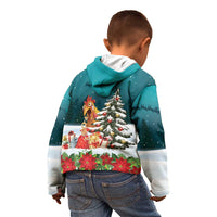 F Caw F Chicken Kid Hoodie Funny Christmas - Wonder Print Shop