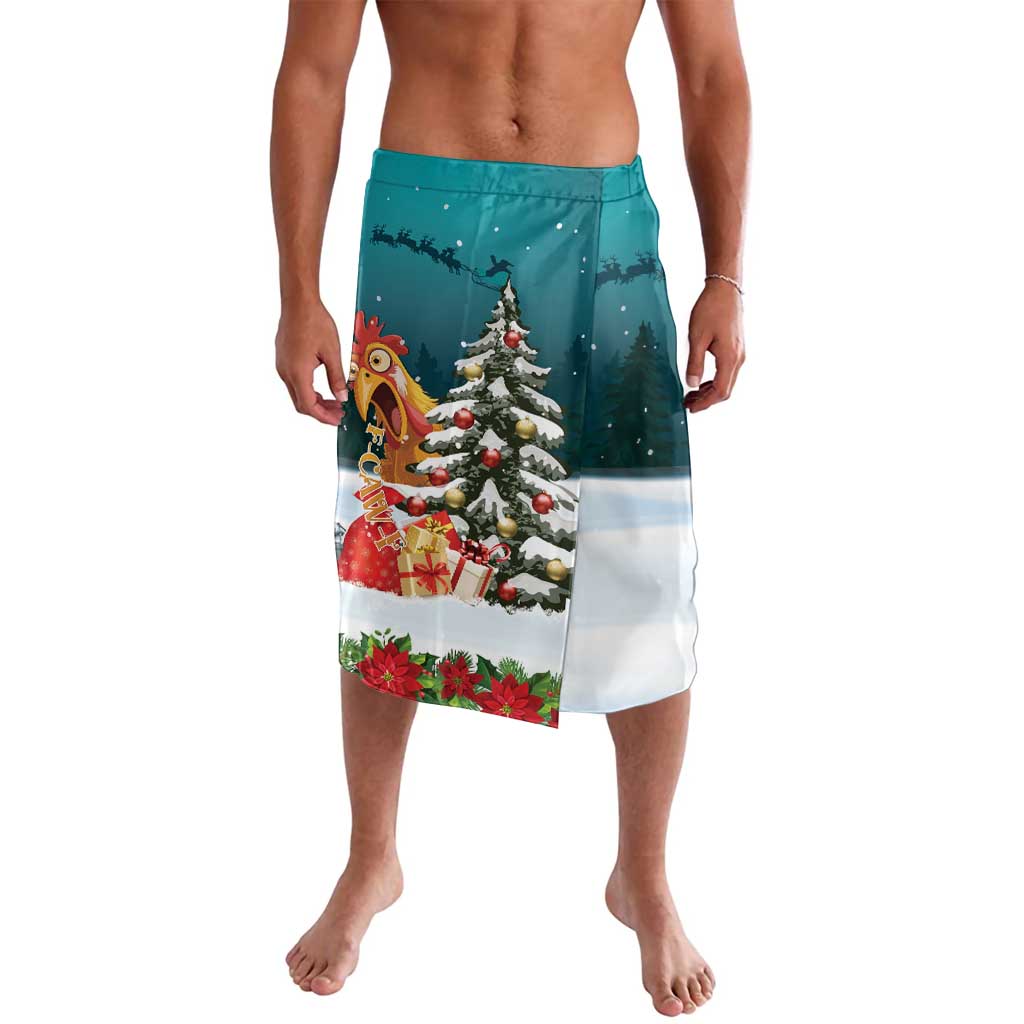 F Caw F Chicken Lavalava Funny Christmas - Wonder Print Shop