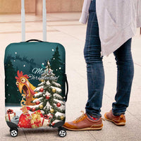 F Caw F Chicken Luggage Cover Funny Christmas - Wonder Print Shop