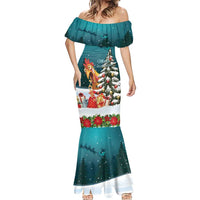 F Caw F Chicken Mermaid Dress Funny Christmas - Wonder Print Shop