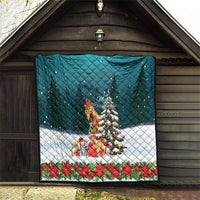 F Caw F Chicken Quilt Funny Christmas - Wonder Print Shop