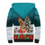 F Caw F Chicken Sherpa Hoodie Funny Christmas - Wonder Print Shop
