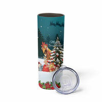 F Caw F Chicken Skinny Tumbler Funny Christmas - Wonder Print Shop