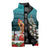 F Caw F Chicken Sleeveless Puffer Jacket Funny Christmas - Wonder Print Shop