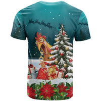 F Caw F Chicken T Shirt Funny Christmas - Wonder Print Shop