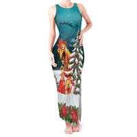 F Caw F Chicken Tank Maxi Dress Funny Christmas - Wonder Print Shop