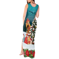 F Caw F Chicken Tank Maxi Dress Funny Christmas - Wonder Print Shop