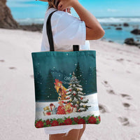 F Caw F Chicken Tote Bag Funny Christmas - Wonder Print Shop