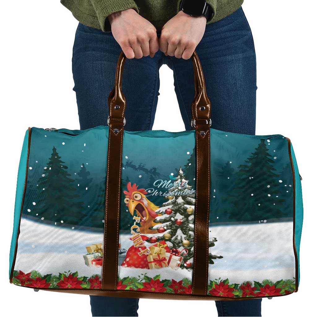 F Caw F Chicken Travel Bag Funny Christmas - Wonder Print Shop