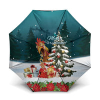 F Caw F Chicken Umbrella Funny Christmas - Wonder Print Shop