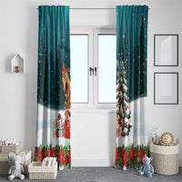 F Caw F Chicken Window Curtain Funny Christmas - Wonder Print Shop