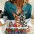 F Caw F Chicken Women Casual Shirt Funny Christmas - Wonder Print Shop