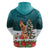 F Caw F Chicken Zip Hoodie Funny Christmas - Wonder Print Shop