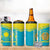 Personalised Kazakhstan Independence Day 4 in 1 Can Cooler Tumbler Lilium Peregrinum - Kazakh Pattern - Wonder Print Shop